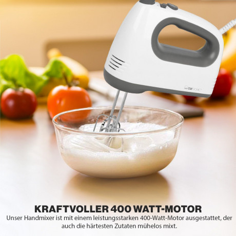 CLATRONIC CLATRONIC Handmixer HM 3775, mit kraftvollen 400 Watt-Motor, 5 Stufen Ручной миксер CLATRONIC HM 3775, с мощным двигателем мощностью 400 Вт, 5 уровней