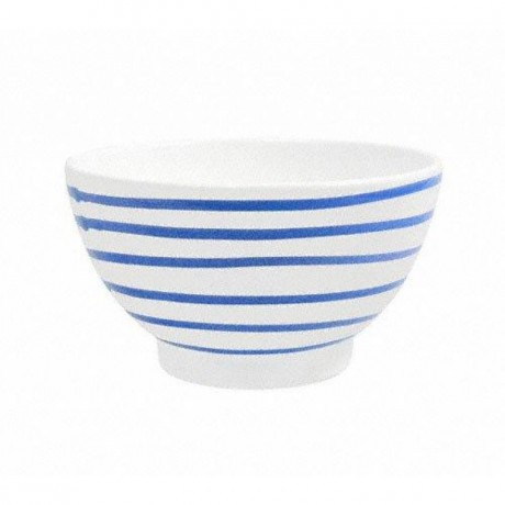 Gmundner Keramik Gmundner Keramik Blaugeflammt Muslischale gross d: 14 cm / h: 7,8 cm / 0,4 L Керамическая чаша для хлопьев Gmundner с синим пламенем, большая д: 14 см / высота: 7,8 см / 0,4 л