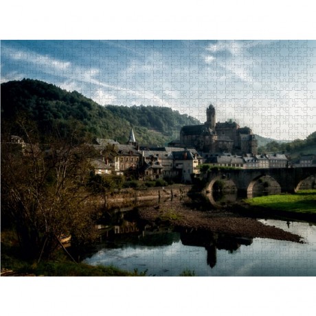 CALVENDO Puzzle CALVENDO Puzzle Estaing und seine casttle Пазл CALVENDO Puzzle Эстен и его замок
