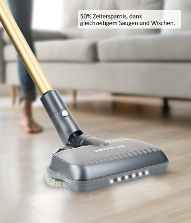 Genius Genius Akku-Bodenstaubsauger INVICTUS X8 Motorisierter Elektro-Wischmopp, Set 3-tlg., X8 Motorisierter Wischmopp (auch fur X8 Pro geeignet)  Беспроводной пылесос Genius с электроприводом INVICTUS X8, набор из 3 шт., швабра с электроприводом X8 (так