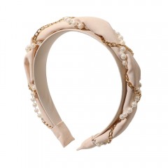 Chris Rubin Kiko Haarreif Beige Кико повязка на голову