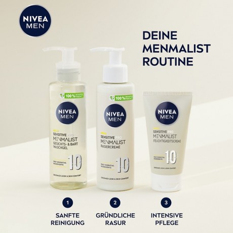 Nivea Sensitive Pro Menmalist Rasiercreme  Крем для бритья Sensitive Pro Menmalist