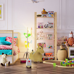 relaxdays Hupftier Pferd in Hellbraun Копытная лошадь светло-коричневого цвета