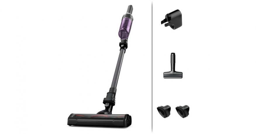 Rowenta Rowenta X-Nano RH1128WO, Stielstaubsauger dunkelgrau/violett  dunkelgrau/violett Rowenta X-Nano RH1128WO, пылесос темно-серый/фиолетовый