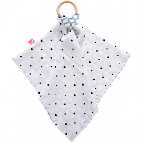 Motherhood Schmusetuch mit Beissring aus Holz Одеяло с деревянным кольцом для прорезывания зубов