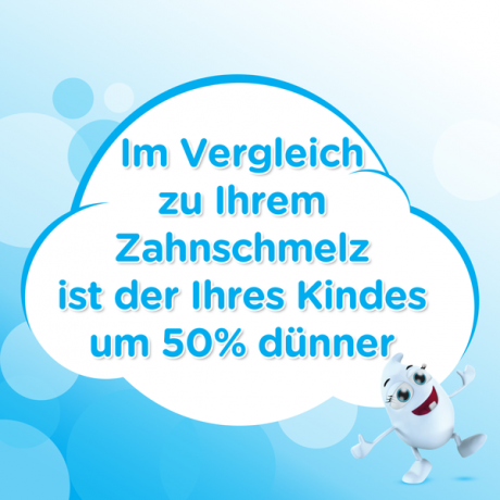 Odol med 3 3x50 ml Milchzahn Zahnpasta Зубная паста Детская с 2 до 5 лет, 3 шт.