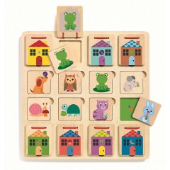 DJECO Zuordnungsspiel Cabanimo Комбинированная игра Кабанимо