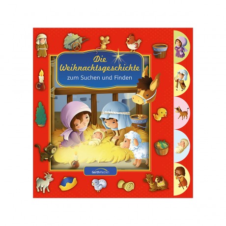 Gerth Medien Verlag Die Weihnachtsgeschichte zum Suchen und Finden Рождественская история искать и находить