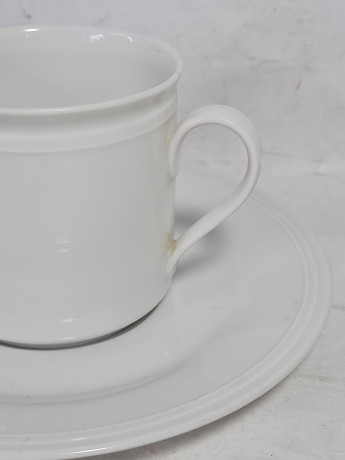 Набор для чая винтажный ALT Tirschenreuther / Venezia, 2 кружки и тарелка, фарфор, Германия, 1980-90гг.