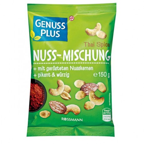 GENUSS PLUS Nuss-MischungThai Spice 150 г