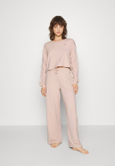 Tommy Hilfiger TRACK TOP Pyjama top misty blush TRACK TOP Пижамный топ туманный румянец