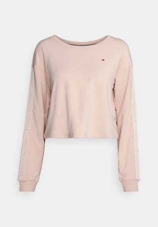 Tommy Hilfiger TRACK TOP Pyjama top misty blush TRACK TOP Пижамный топ туманный румянец
