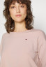 Tommy Hilfiger TRACK TOP Pyjama top misty blush TRACK TOP Пижамный топ туманный румянец