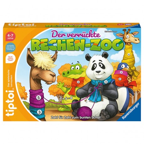Ravensburger tiptoi Der verruckte Rechen-Zoo tiptoi Безумный зоопарк вычислений