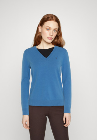 Tommy Hilfiger STITCH Jumper iconic blue СТРОЧКА перемычки знаковый синий