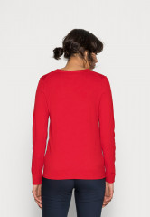 Tommy Hilfiger HERITAGE V NECK  Jumper apple red HERITAGE V-NECK Джемперы яблоко красное