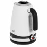 JUNG JUNG Wasserkocher ADLER AD1295W Wasserkocher mit Temperatureinstellung Digital Kettle, 1.7 l, 2200 W, Edelstahl LCD Display 360° Basis, Wasserkessel Wasser kochen Kettle  Чайник JUNG Чайник ADLER AD1295W с регулировкой температуры, цифровой чайник, 1