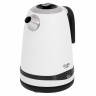 JUNG JUNG Wasserkocher ADLER AD1295W Wasserkocher mit Temperatureinstellung Digital Kettle, 1.7 l, 2200 W, Edelstahl LCD Display 360° Basis, Wasserkessel Wasser kochen Kettle  Чайник JUNG Чайник ADLER AD1295W с регулировкой температуры, цифровой чайник, 1