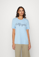 Tommy Hilfiger ROPE PUFF Print T-shirt vessel blue ROPE PUFF Футболка с принтом сосуд синий