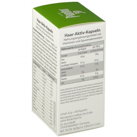 Plantur 39 Haar Aktiv Kapseln  Активные капсулы для сильного роста и упругости волос в период менопаузы, 60 шт