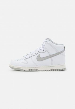 Nike Sportswear W DUNK HIGH Sneaker high white/grey fog/sail W DUNK HIGH Высокие кроссовки женские белый/серый туман/парус