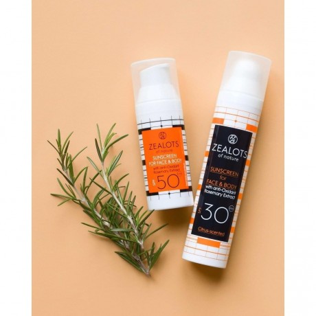 Zealots of Nature Sunscreen for Faceamp;Body  Солнцезащитный крем для лица и тела