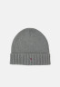 Tommy Hilfiger ESSENTIAL FLAG BEANIE UNISEX Beanie mid grey heather ESSENTIAL FLAG BEANIE UNISEX Шапочка средний серый вереск