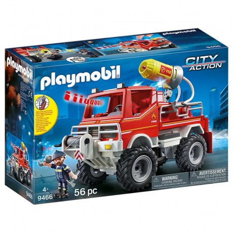 PLAYMOBIL PLAYMOBIL 2er Set: 9462 Grosse Feuerwache + 9466 Feuerwehr-Truck PLAYMOBIL Набор из 2 предметов: Большая пожарная станция 9462 + Пожарная машина 9466