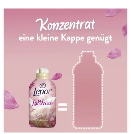 Lenor Weichspüler Konzentrat Luftfrisch Wildblumenfeld 50 WL, Кондиционер для стирки белья "Свежесть цветочного поля", 50 загрузок (700мл)