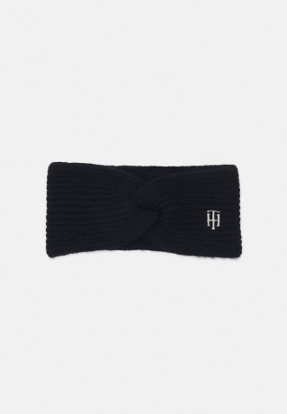 Tommy Hilfiger TIMELESS HEADBAND Ear warmers black ПОВЯЗКА TIMELESS Грелки для ушей черный