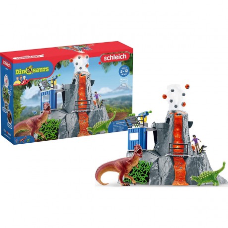 Schleich Schleich Dinosaurier 42564 Grosse Vulkan Expedition Schleich Dinosaurs 42564 Большая экспедиция на вулкан