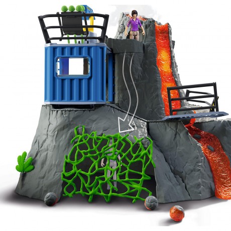 Schleich Schleich Dinosaurier 42564 Grosse Vulkan Expedition Schleich Dinosaurs 42564 Большая экспедиция на вулкан