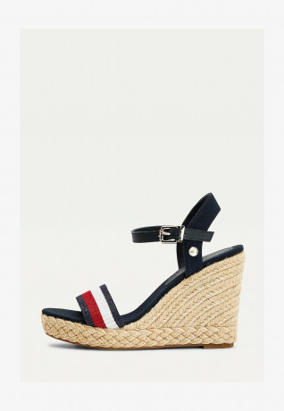 Tommy Hilfiger SHIMMERY RIBBON Espadrilles desert sky БЛЕСТЯЩАЯ ЛЕНТА Эспадрильи небо пустыни