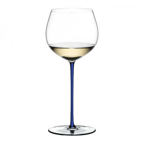 Riedel Riedel Fatto a Mano - dunkelblau Oaked Chardonnay Glas 620 ccm / h: 25 cm Riedel Fatto a Mano - темно-синий бокал для шардоне Oaked 620 см3 / высота: 25 см