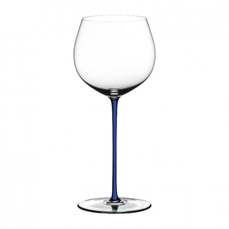 Riedel Riedel Fatto a Mano - dunkelblau Oaked Chardonnay Glas 620 ccm / h: 25 cm Riedel Fatto a Mano - темно-синий бокал для шардоне Oaked 620 см3 / высота: 25 см
