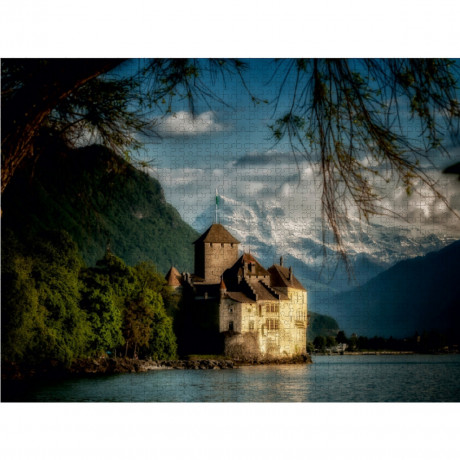 CALVENDO Puzzle CALVENDO Puzzle Schloss Chillon Пазл CALVENDO Пазл Шильонский замок
