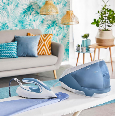 Tefal Tefal Dampfbugelstation Express Protect,Bugelstation,Dampf,Bugelstationen mit Dampfstation, 1,80 ml Wassertank, 1,8 L Tank abnehmbar,Bugeleisen Dampfbugelstation, Dampfbugeleisen  Паровая гладильная станция Tefal Express Protect, гладильная станция,