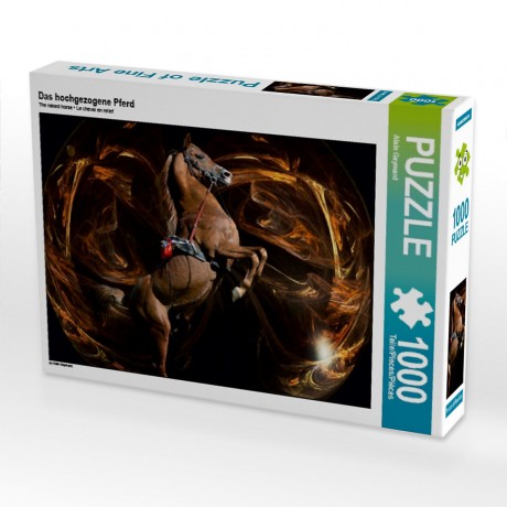 CALVENDO Puzzle CALVENDO Puzzle Das hochgezogene Pferd Пазл CALVENDO Puzzle Подъехавшая лошадь