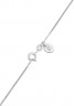 Elli PREMIUM Elli PREMIUM Halskette Panzerkette Kristall Anhanger 925 Sterling Silber  Колье Elli PREMIUM бордюрная цепочка кристалл кулон серебро 925 пробы