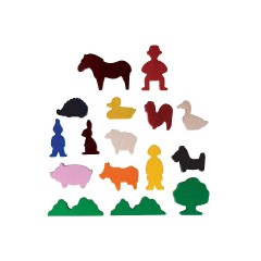 SINA®SPIELZEUG Holzspielzeug Mein kleiner Bauernhof Деревянные игрушки Моя маленькая ферма