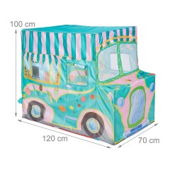 relaxdays Spielzelt Ice Cream Truck fur Kinder Игровая палатка Ice Cream Truck для детей