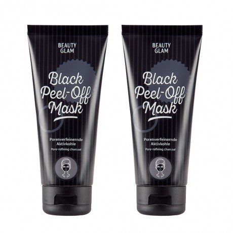 Beauty Glam Black Peel Off Mask 2er Set  Черная отшелушивающая маска, набор из 2 шт.