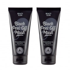Beauty Glam Black Peel Off Mask 2er Set  Черная отшелушивающая маска, набор из 2 шт.