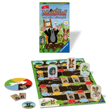 Ravensburger Mitbringspiel Der Maulwurf und sein Leiterspiel Игра «Принеси с собой» Игра «Крот и его лестница»