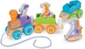 Melissa  Doug Ziehspielzeug Schaukelnder Holzzug Игрушка-качалка Деревянный поезд-качалка
