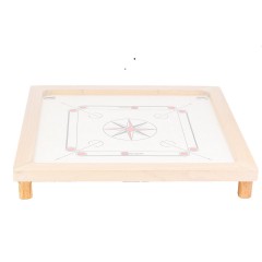 UBERGAMES Karromspiel Carrom-Fusschen zum Unterstellen Игра Карром Карром ноги положить под
