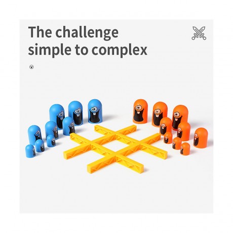 frler frler Gobble Tic Tac Toe Kinderspiel Strategiespiel Brettspiele fur Kinder frler Gobble Tic Tac Toe детская игра стратегическая игра настольные игры для детей