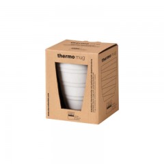 ASA SELECTION ASA Thermo Thermobecher twisted hellgrau 0,20 L / h: 9,5 cm Термокружка ASA Thermo витая светло-серая 0,20 л / высота: 9,5 см