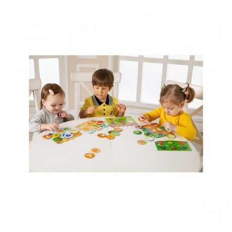 Montessori LOTTO. Bewohner der Erde ЛОТО. жители земли