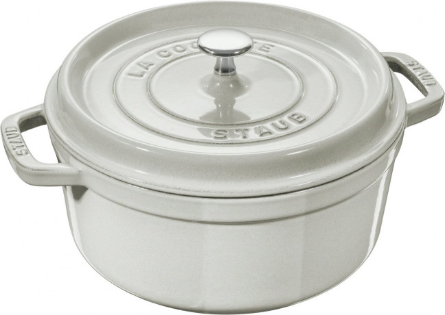 Staub Staub Br\u00e4ter Cocotte 28cm rund  Weiss Staub Br>4ter Кокотка 28см круглая